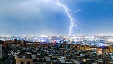 رعد و برق - باران