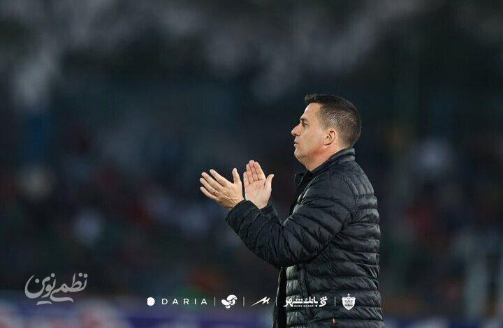 اوسمار سرمربی پرسپولیس مقابل چادرملو