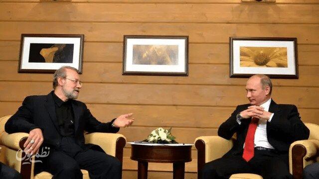 لاریجانی - پوتین