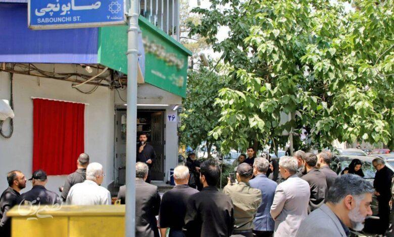 یکپارچهسازی تابلوی معابر مزین به نام شهدا. شهید صابونچی