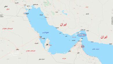 نقشه - تنگه هرمز