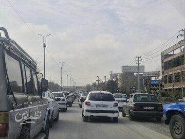 ترافیک در محورهای منتهی به تهران/ این مسیر همچنان مسدود است