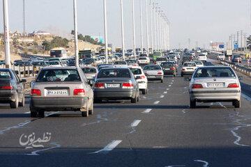ترافیک سنگین در ورودی های استان قم