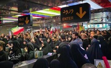 رکوردی تاریخی طی ۳ روز برگزاری مراسم بدرقه رهبر شهید در تهران