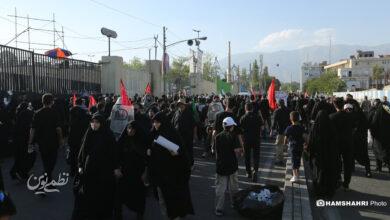 برپایی موکب‌های گروه‌های جهادی و خدماتی در مراسم تشییع پیکر رهبر شهید انقلاب