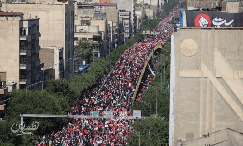 تشییع پیکر هبر شهید