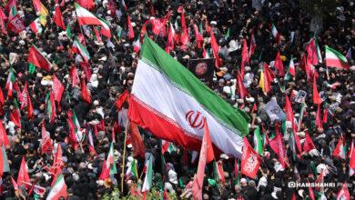 تشییع پیکر رهبر شهید در تهران