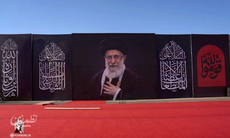 محل ادای احترام به پیکر مطهر رهبر