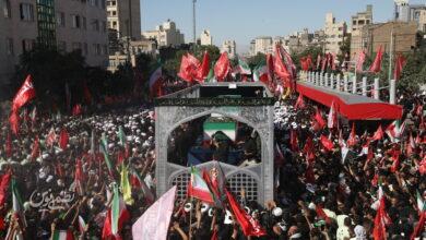 تشییع رهبر شهید در مشهد