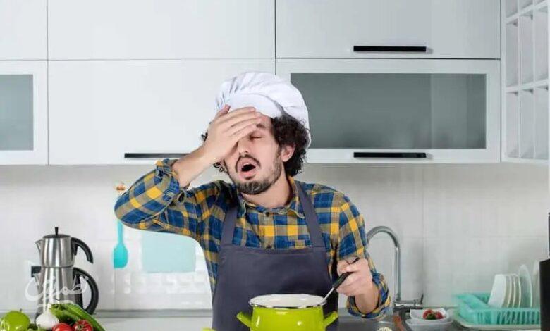 بوی سوختگی غذا
