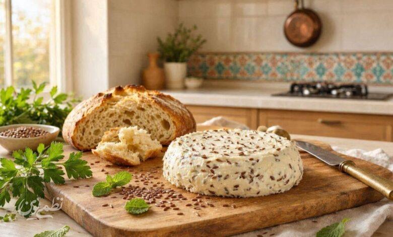 طرز تهیه پنیر خانگی با شیر و دانه کتان