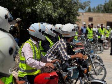 برخورد پلیس با موتورسواران متخلف درمحورهای ورودی وخروجی پایتخت