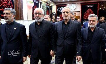 دیدار پزشکیان با تولیت آستان مقدس علوی +تصویر