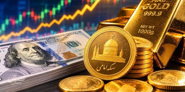 ثبت سکه 205 میلیونی ! / طلا به کدام سو می‌رود؟