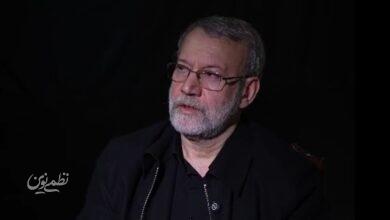 آخرین گفتوگوی شهید لاریجانی