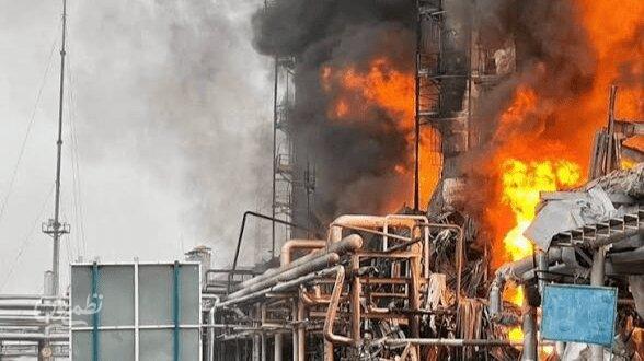 انفجار پالایشگاه‌های روسیه توسط اوکراین