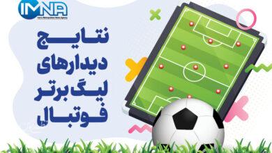 جدول لیگ برتر فوتبال فصل ۱۴۰۵ - ۱۴۰۶ (جام خلیجفارس) هفته پنجم