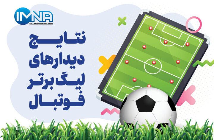 جدول لیگ برتر فوتبال فصل ۱۴۰۵ - ۱۴۰۶ (جام خلیج‌فارس) هفته پنجم