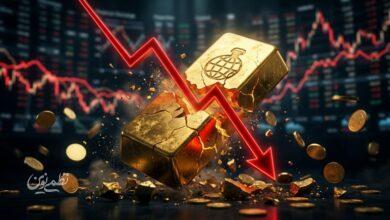 سقوط قیمت طلا به کمترین رقم در 3 هفته اخیر!