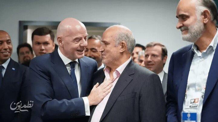 ایمیل جنجالی رئیس فیفا به ایران