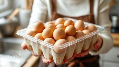 تخم مرغ - پخت نیمرو در مایکروفر