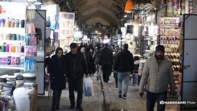 بازار تهران در آرامش و فعالیت روزمره