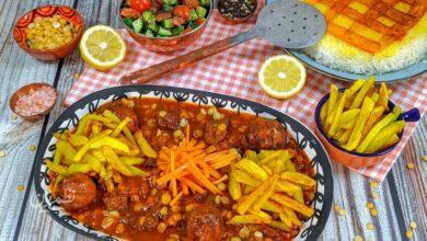 قیمه توماتیز کردی
