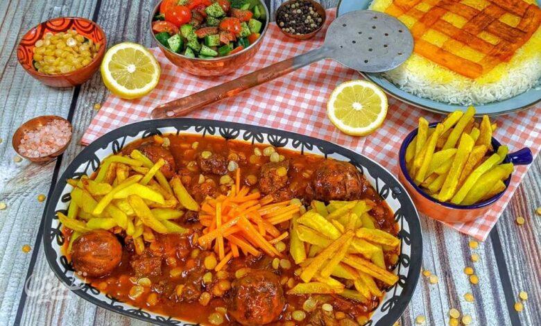 قیمه توماتیز کردی