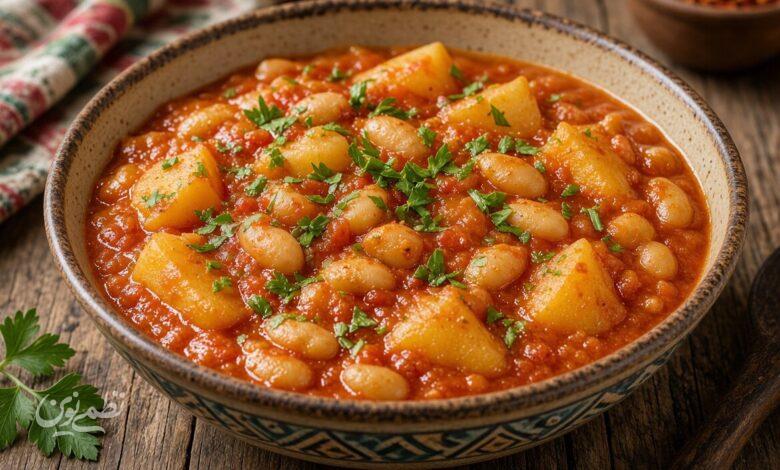 طرز تهیه خوراک لوبیا چیتی