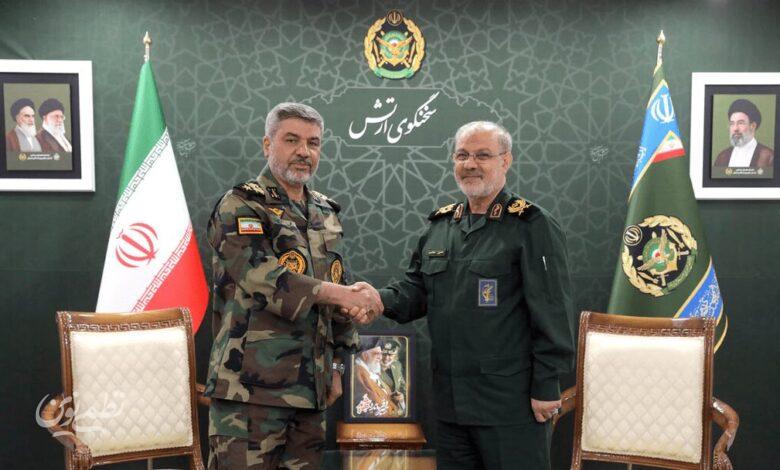 سردار حسین محبی امیر سرتیپ محمد اکرمینیا