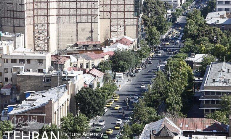 نمای تهران