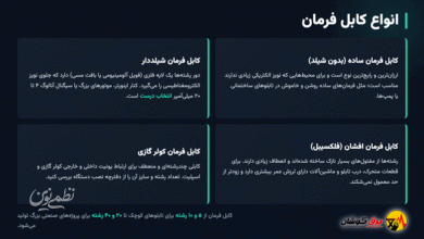 انواع کابل فرمان