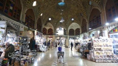 بازار تهران در آرامش و فعالیت روزمره