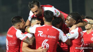 بازی پرسپولیس 3-0 ملوان/ سه گل سه امتیاز