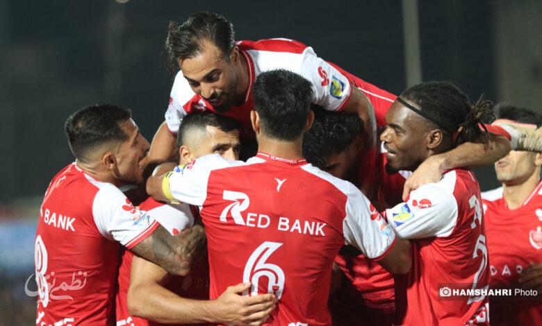 بازی پرسپولیس 3-0 ملوان/ سه گل سه امتیاز