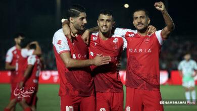 برد شیرین پرسپولیس 2 - ذوبآهن صفر