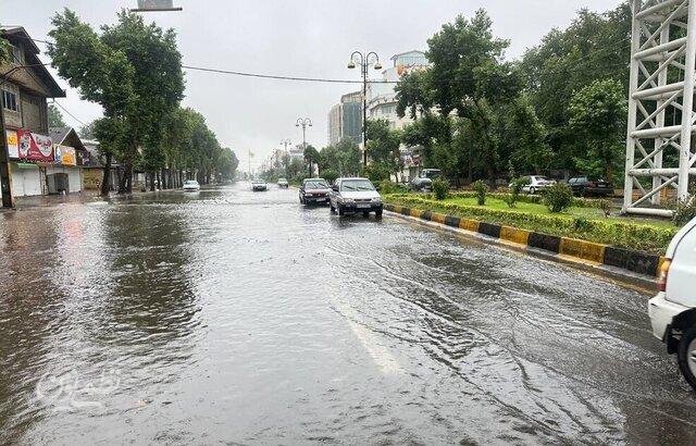 بارندگی - نوشهر
