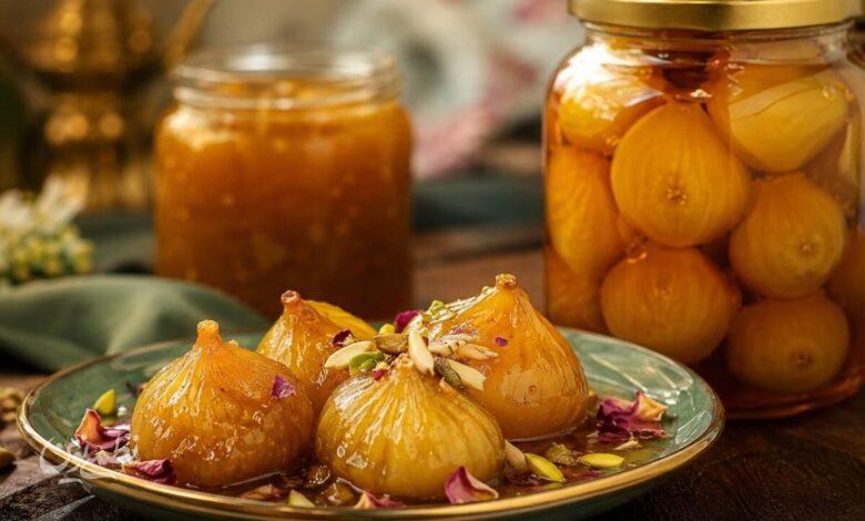 طرز تهیه مربای انجیر زرد